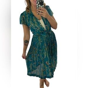 Vintage Tropical Shirt & Skirt Set Campus Casuals of California size Medium